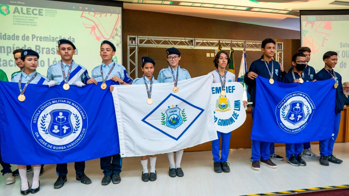 Alunos de Maracanaú conquistam 47 medalhas de ouro em Olimpíada