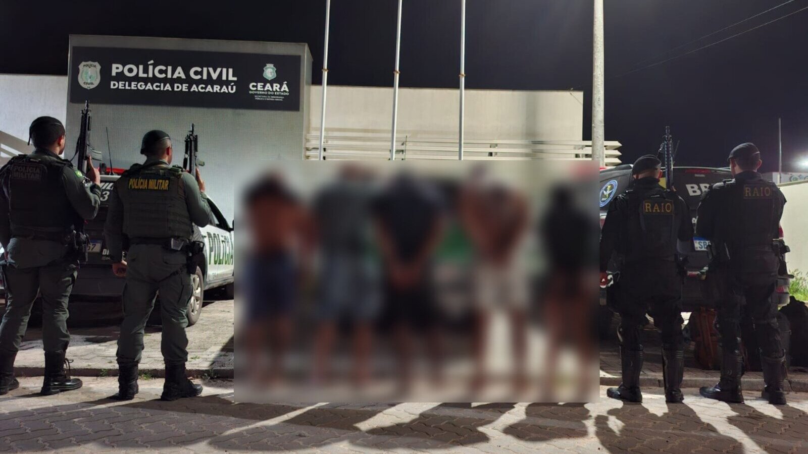 Grupo suspeito de crimes contra instituições financeiras é preso em ação policial no Preá