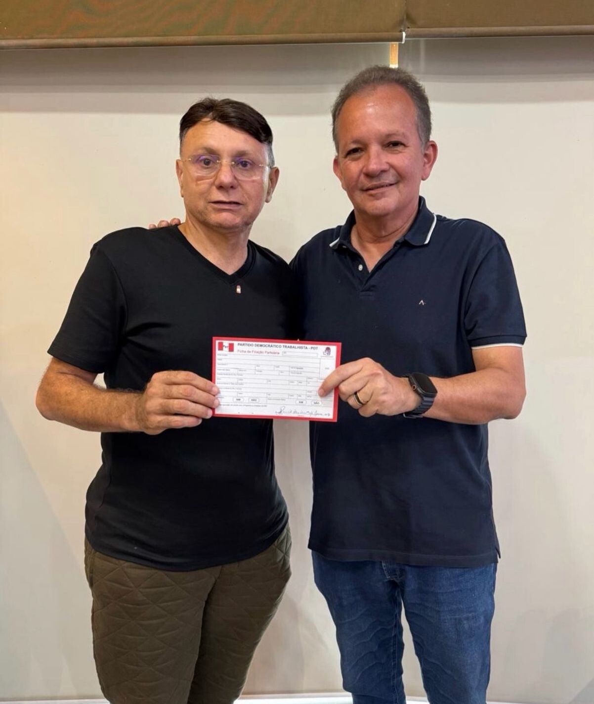 Vicente Aquino se filia ao PDT e aposta na Câmara Federal