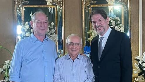 Ciro e Cid Gomes se reencontram em evento familiar em Fortaleza