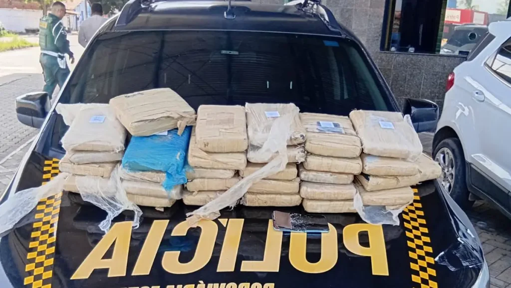 Motorista é preso com 35 kg de maconha em Paracuru, CE