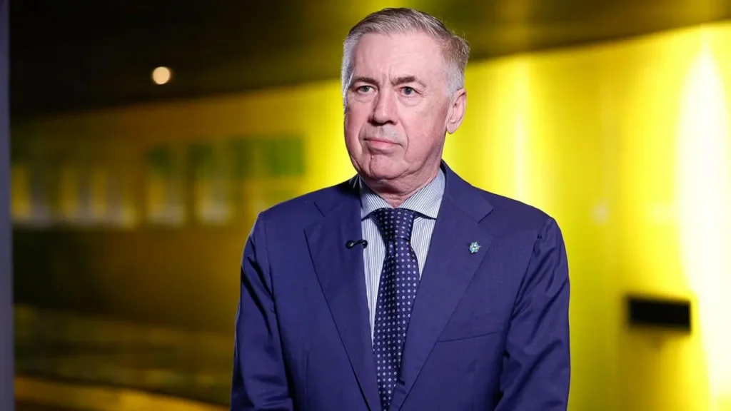 CBF anuncia renovação com o técnico Carlo Ancelotti até 2030