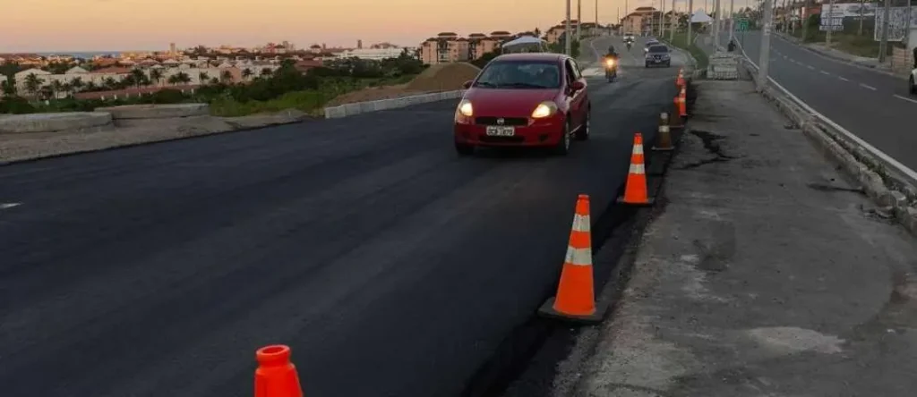 Recuperação da CE-025: Duas faixas liberadas no Porto das Dunas
