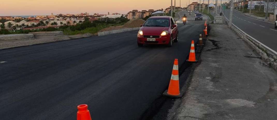Recuperação da CE-025: Duas faixas liberadas no Porto das Dunas