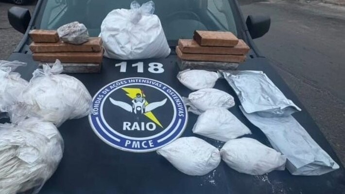 Mulher vinda de SP é presa com 17 kg de drogas em operação segura