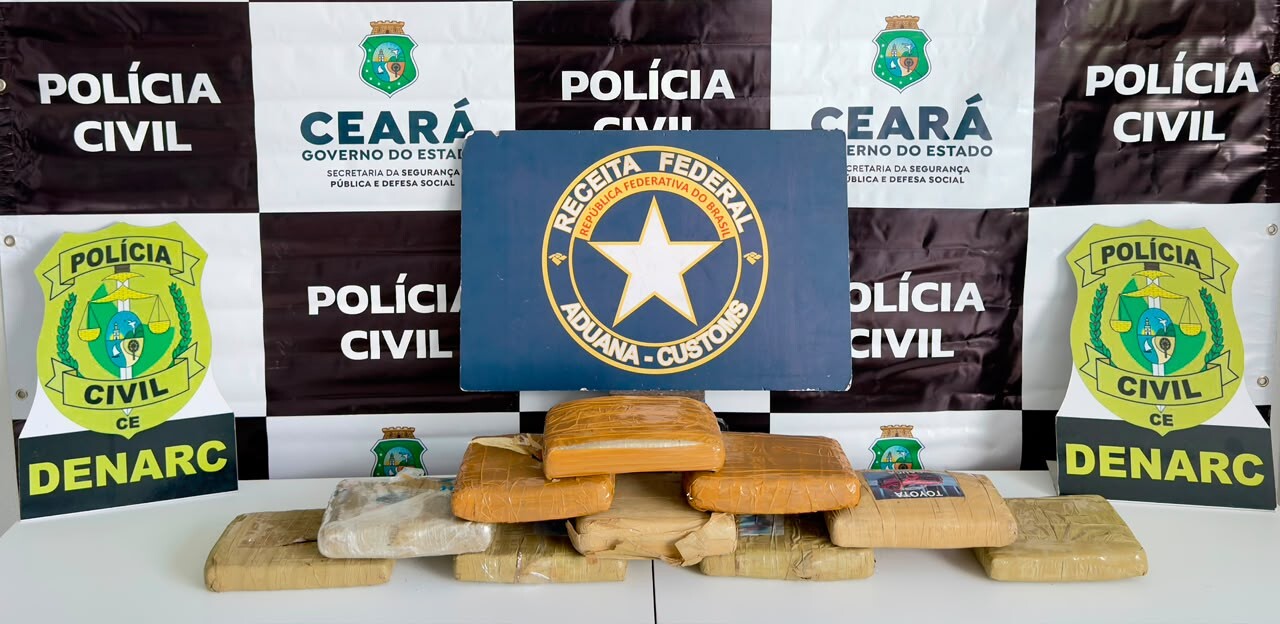 Mulher é presa com 11 kg de skunk no Aeroporto de Fortaleza