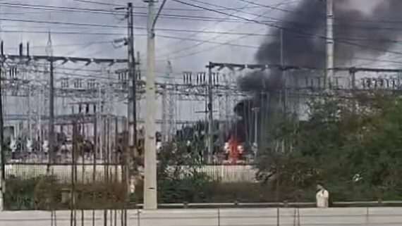 Incêndio em subestação causa apagão em bairros de Fortaleza