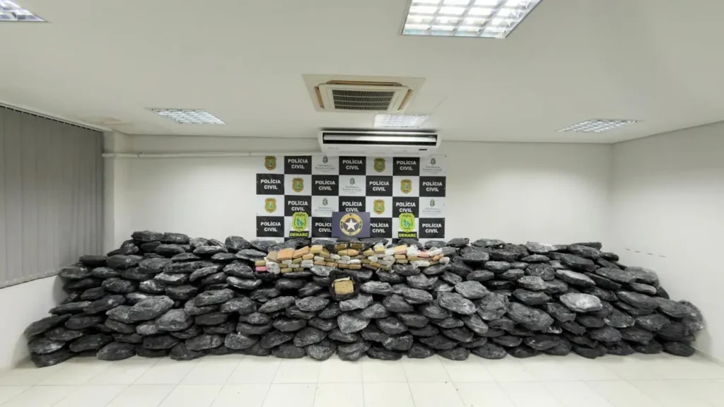PCCE e Receita Federal apreendem 700 kg de drogas em Fortaleza