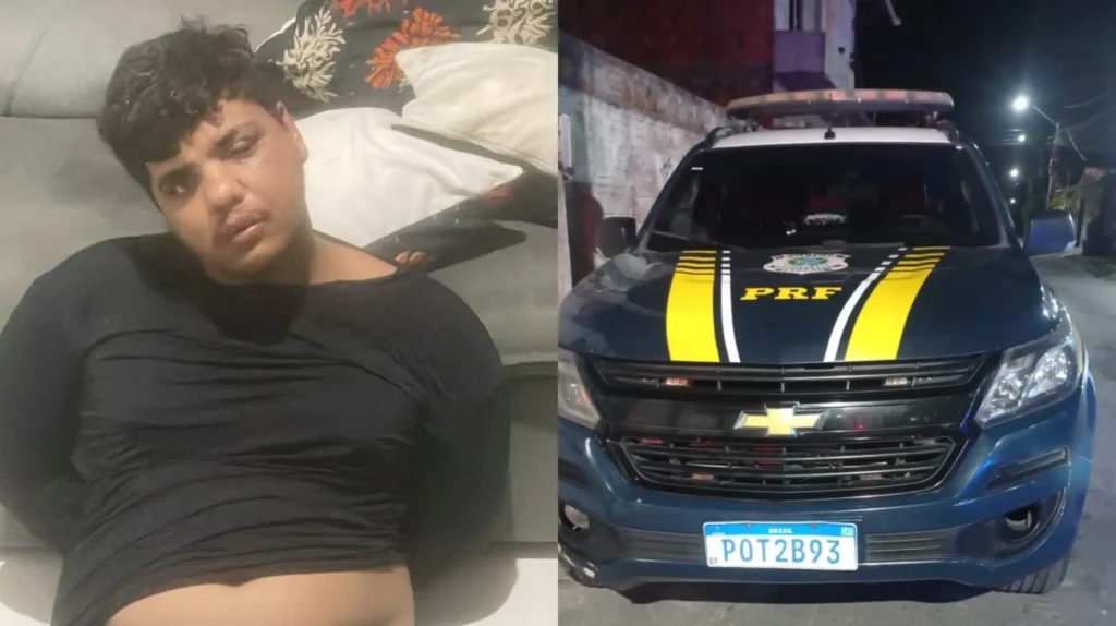 Homem embriagado furta viatura da PRF e causa caos na BR-116