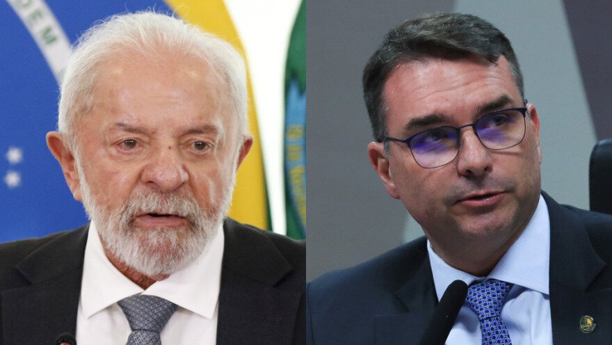 Lula tem 39% contra 34% de Flávio Bolsonaro no 1º turno