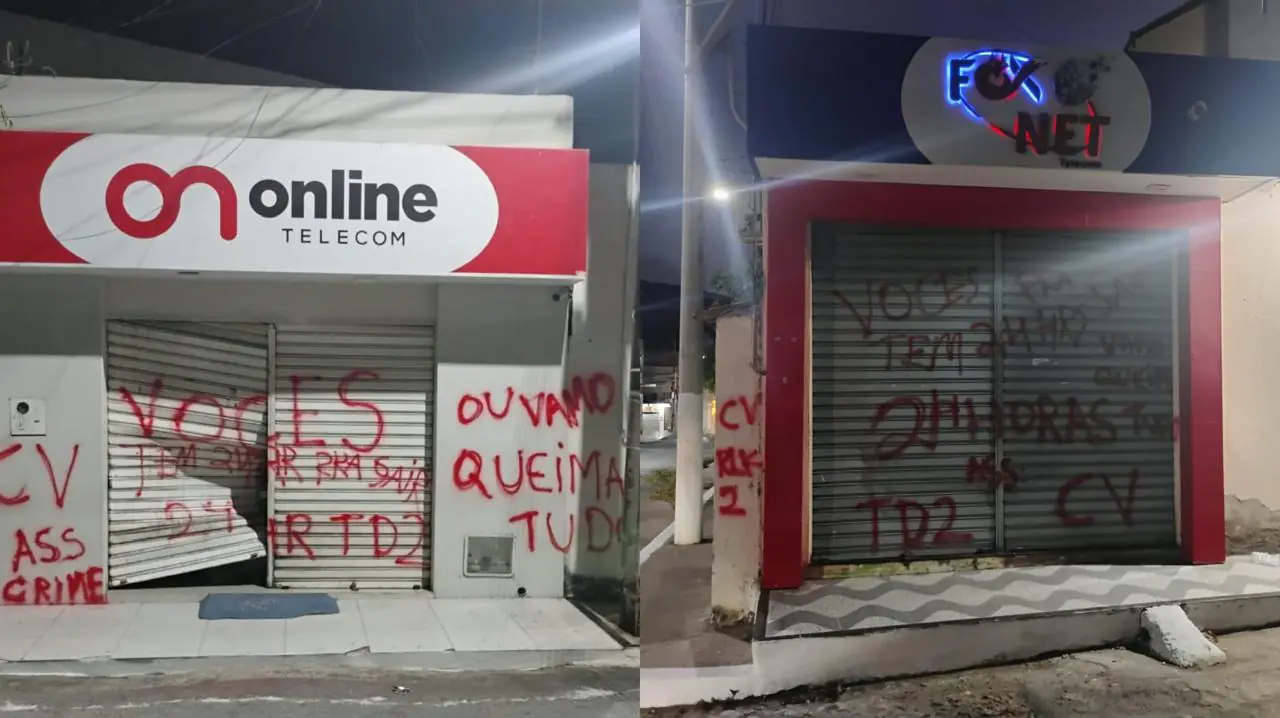 Facção ameaça expulsar provedores de internet em Alcântaras